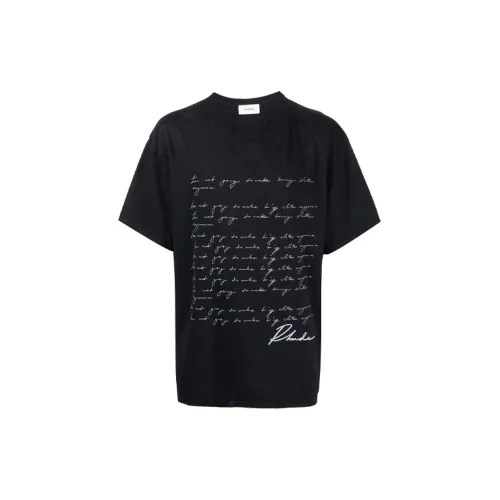 RHUDE T-Shirts Men Black