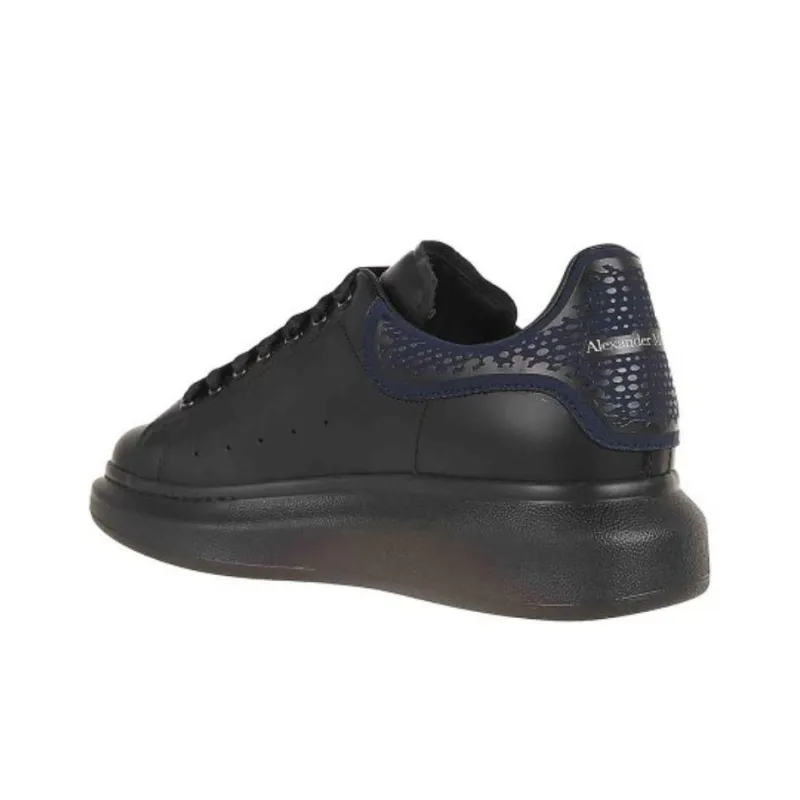 Alexander McQueen Oversized Black Blue Croc-3