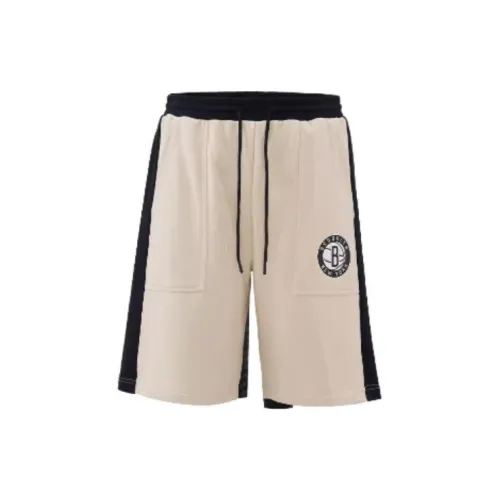 NBA Icon Series Casual Shorts Men Cream Beige