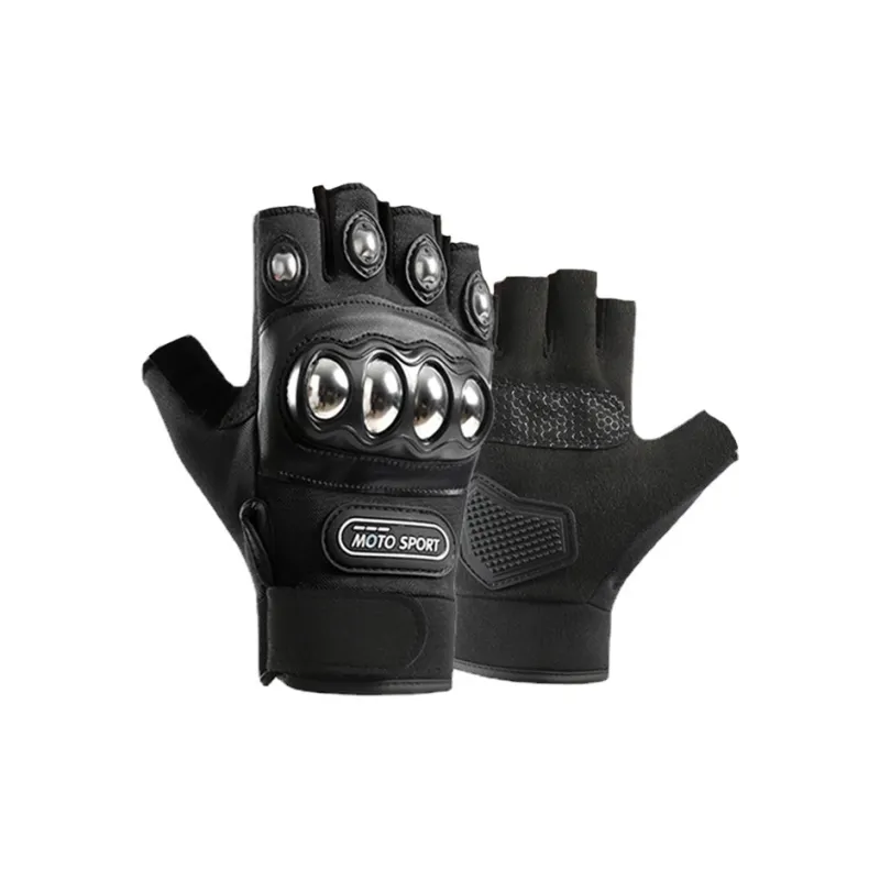 HNJ Riding Equipment Cycling Glove Unisex Mesh Fabrics, Alloy-0