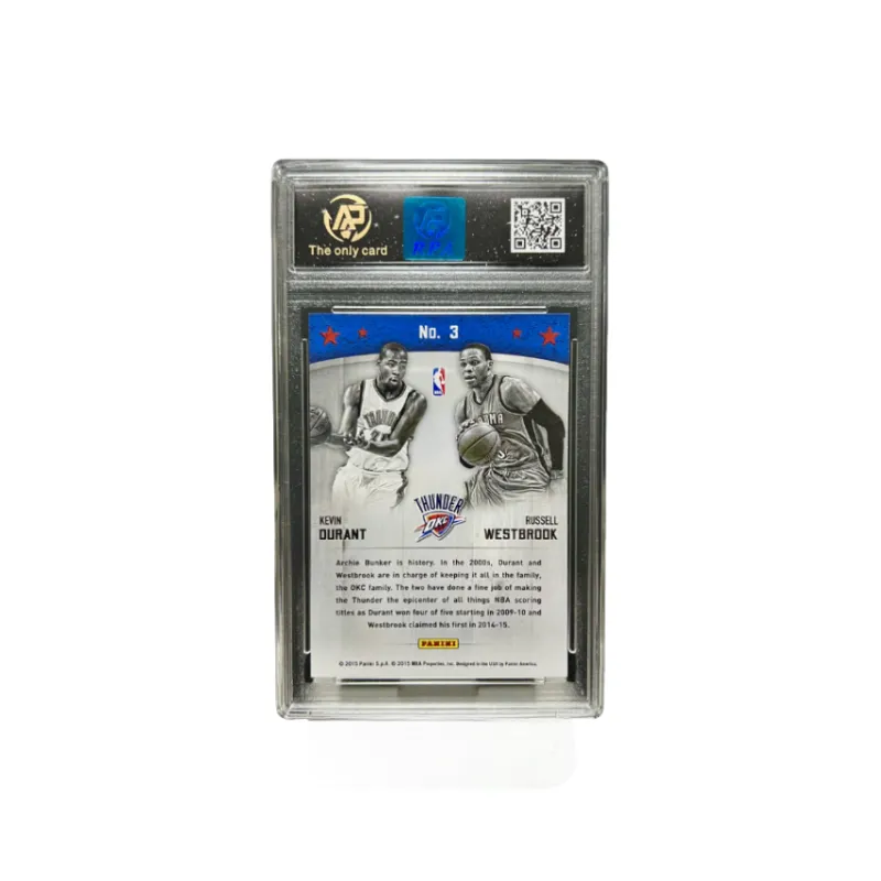 PANINI KD Panini Westbrook Star Card Thunder Era Dual Frame Silver Brick Collection Special Card Graded Cards 1 Pc-1