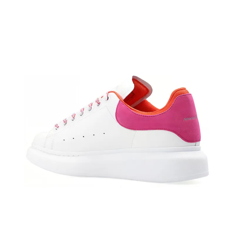 Alexander McQueen Oversized Low Top Sneakers 'White Rose Pink' Women's-2
