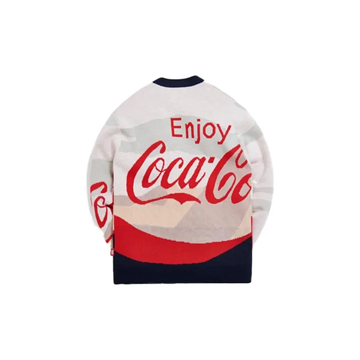 KITH X Coca Cola X Mitchell & Ness Coke Mountains Cardigan-1
