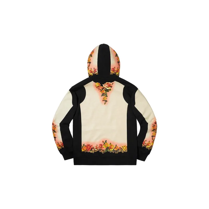 Supreme Jean Paul Gaultier Floral Print Hooded Sweatshirt-1
