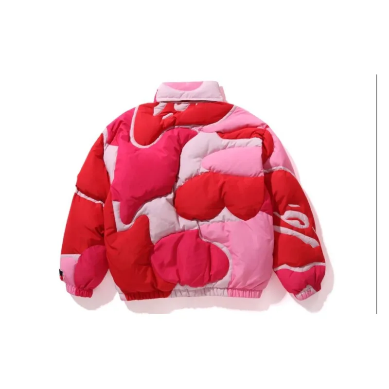 Bape Mega Abc Camo Detachable Hoodie Puffer Down Jacket-8