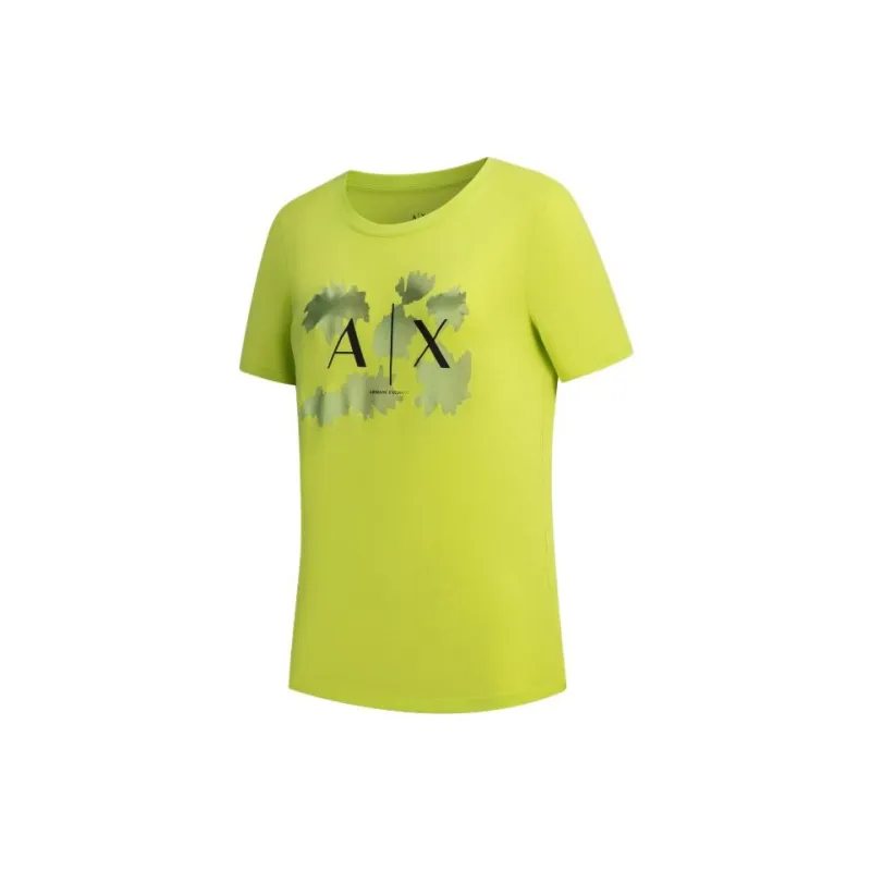 ARMANI EXCHANGE T Shirts Women's Green-2