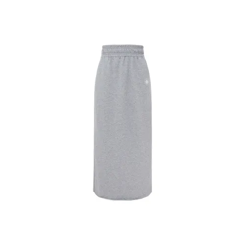 D'zzit Casual Long Skirts Women's Light Gray