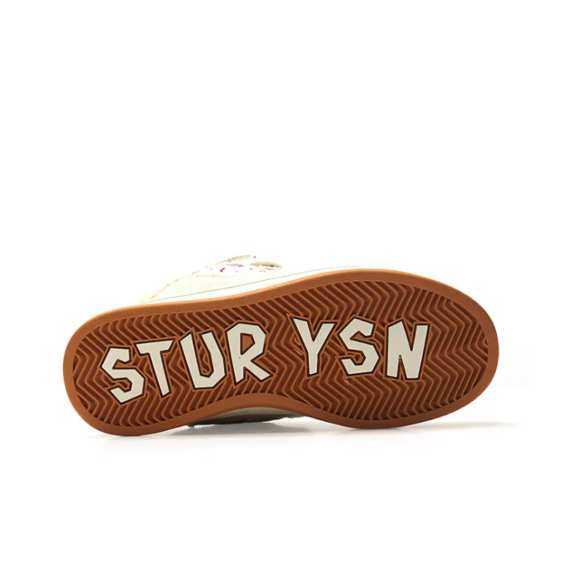 STUR YSN Wear resistant And Lightweight Low Top Skateboard Shoes Unisex Cranberry-6