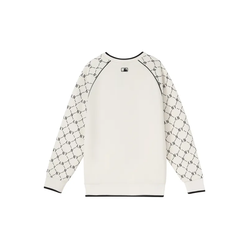MLB Sweatshirt Fall Unisex Ecru-1
