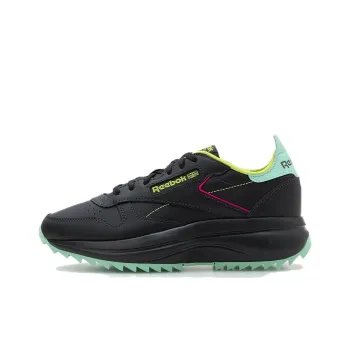 Reebok Women's Classic Leather Sp Extra 'Black Laser Lime' Women's