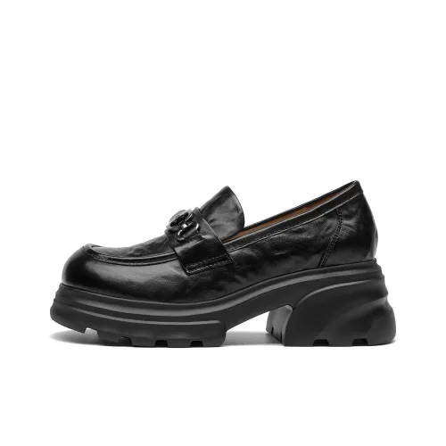 Spider King Loafers Women's Black