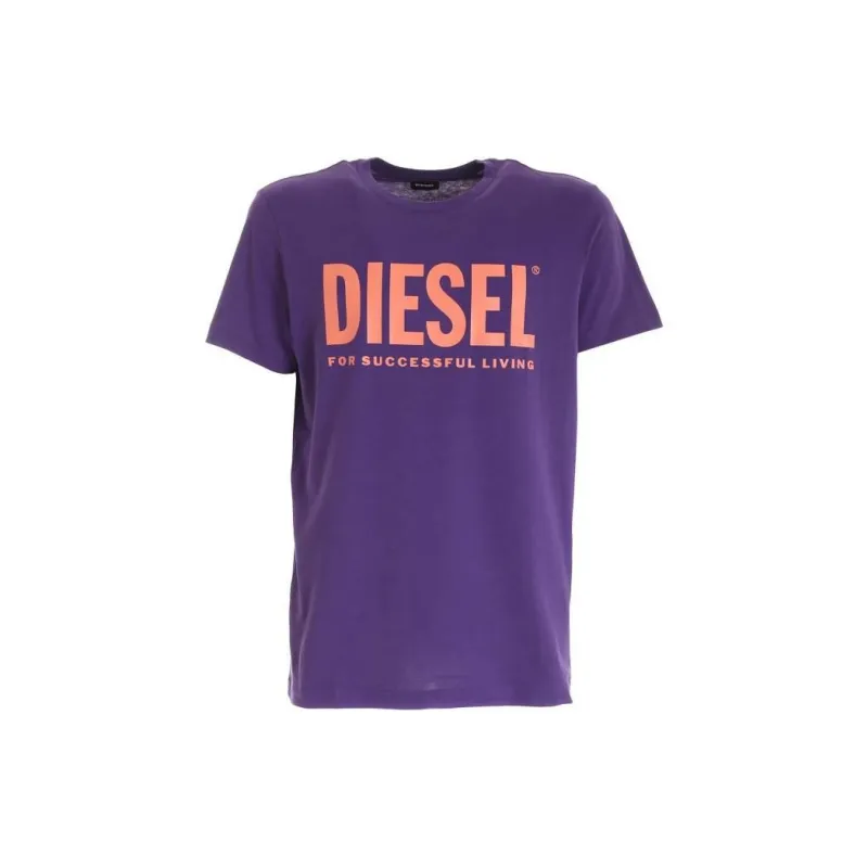 DIESEL T-Shirts Men Purple-0