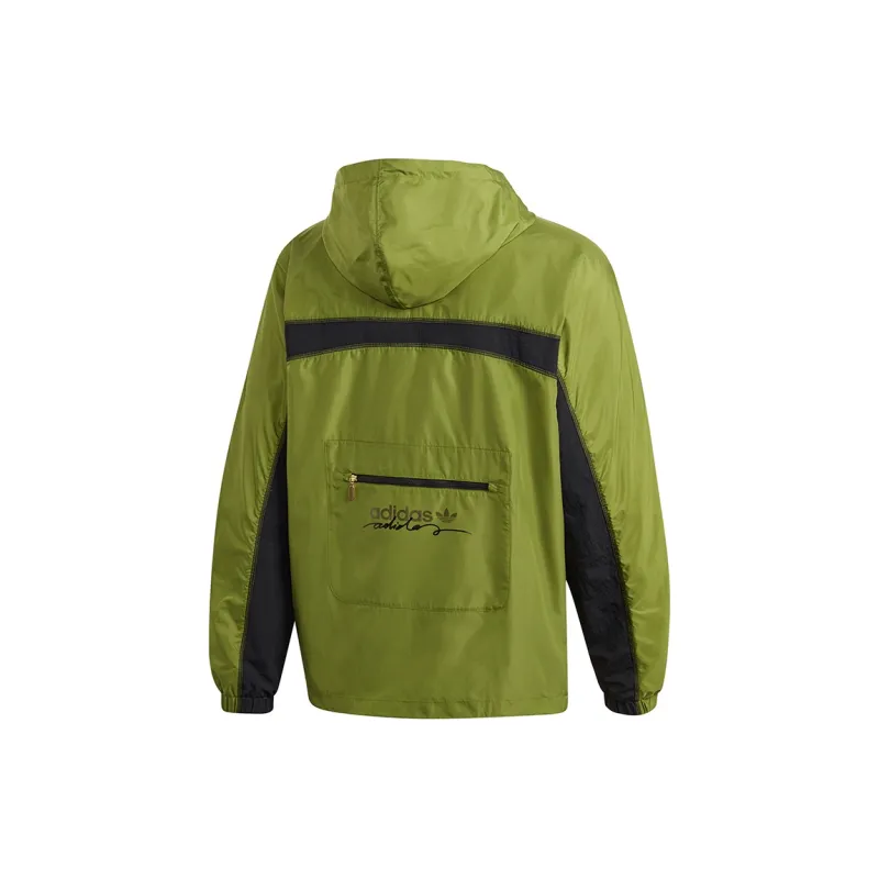 Adidas Originals Trench Coat Men's Olive Green-1