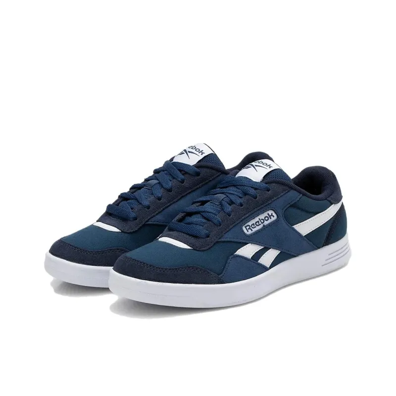Reebok Court Advance Anti Slip Wear Resistant Low Top Casual Shoes Unisex Dark Blue-2