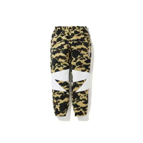 A BATHING APE Bape Knitted Sweatpants Unisex Khaki