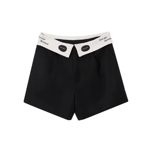 Ouyang Casual Shorts Women's Black/White