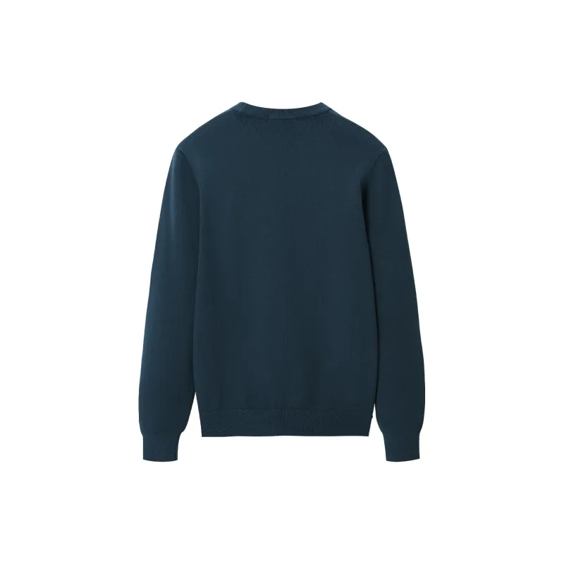 HLA Sweaters Men Medium Blue C8-1
