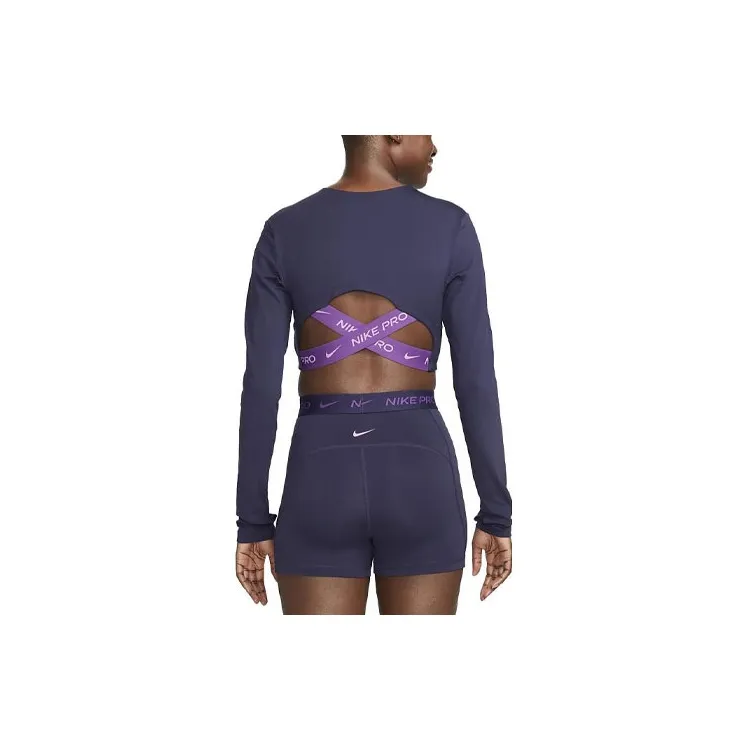 Nike T-Shirts Women's Purple Ink-1