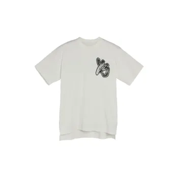 Y 3 T Shirts Unisex White