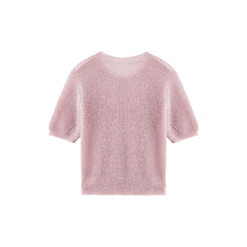 XIANGYING Sweaters Women's Pink-1