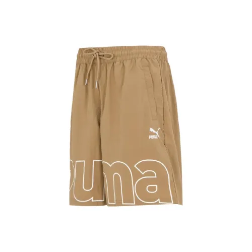 PUMA Casual Shorts Men Khaki