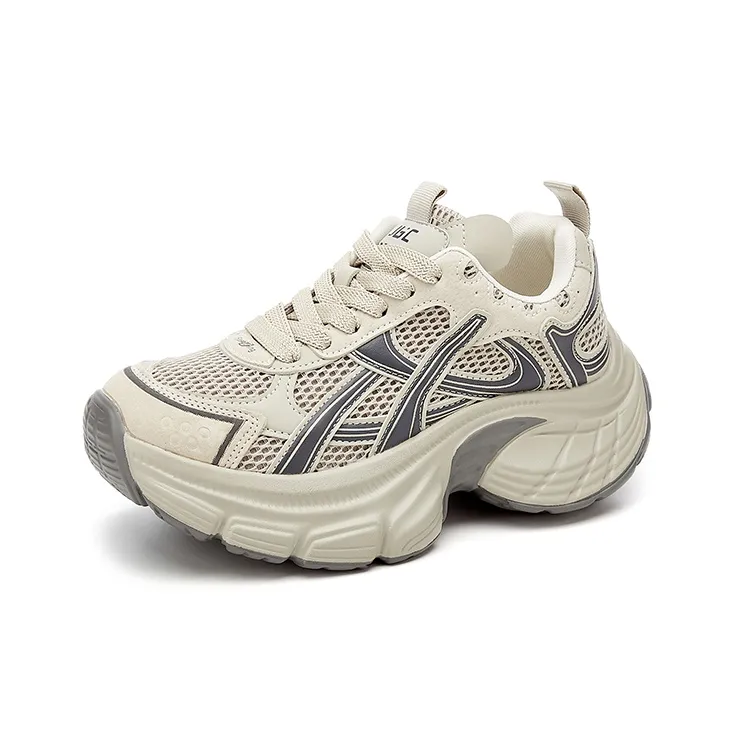 Jin Baichuan Coverage Lightweight Height Increasing Low Top Chunky Sneakers Women's Spring-1