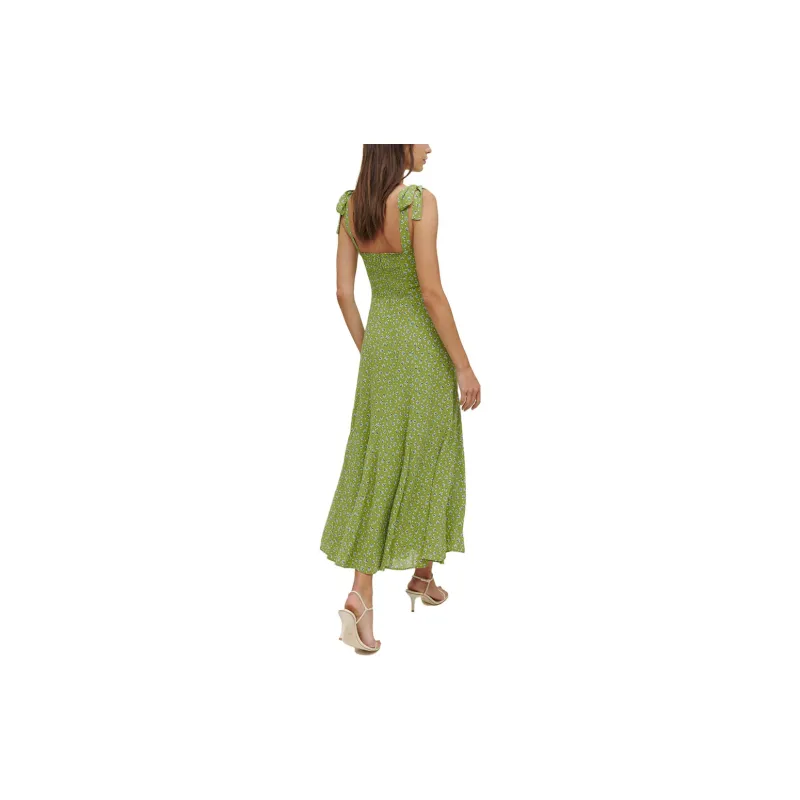 Reformation Slip Dresses Women's Green-1
