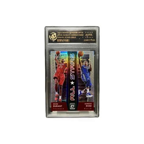 PANINI Derrick Rose KD Player Cards Double Throw All Star Period Photo Multicolor Holographic Card Graded Cards 1 Pc
