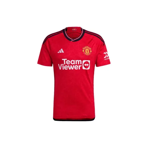 Adidas MANCHESTER UNITED THEATRE OF DREAMS Soccer Jerseys Men Red