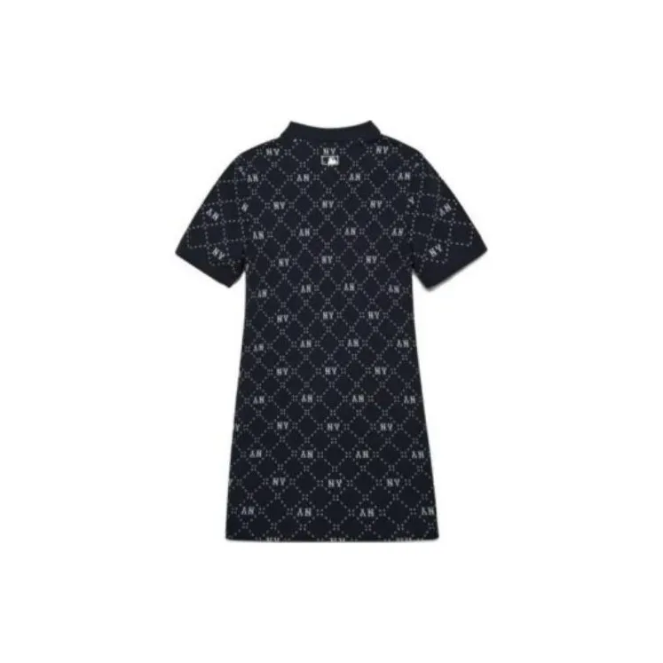 MLB Short Sleeved Dresses Women's Black-1