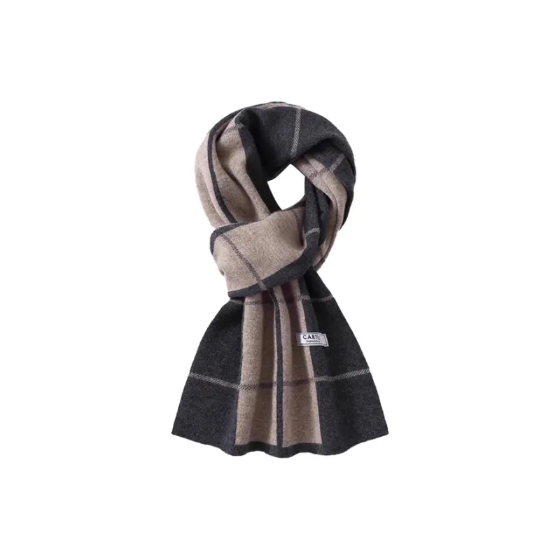 CARTELO Wool Knit Scarves Unisex-1