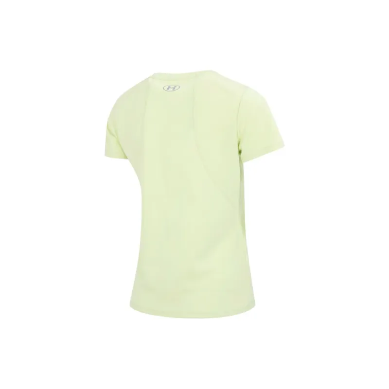 Under Armour T Shirts Women's Yellow Green-1