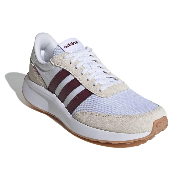 Adidas RUN 70s Anti Slip Wear Resistant Low Top Casual Running Shoes Men's White-2