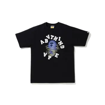 A BATHING APE Storm Broken College Tee