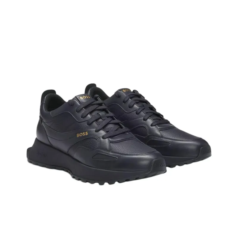 HUGO BOSS Low Top Casual Shoes Men's Dark Blue-2