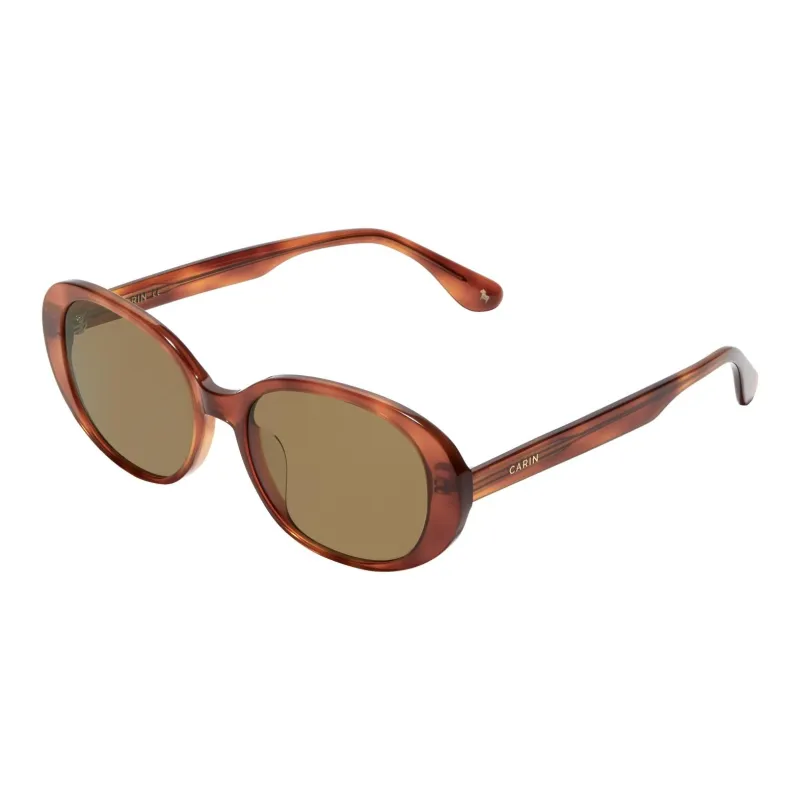 CARIN Plate Frame Oval Sunglasses Unisex-7