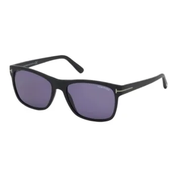 TOM FORD Electric Bow Rectangular Sunglasses Men's Black