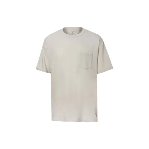 Converse T-Shirts Men Oil Gray