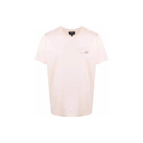 A.P.C T-Shirts Men Pink