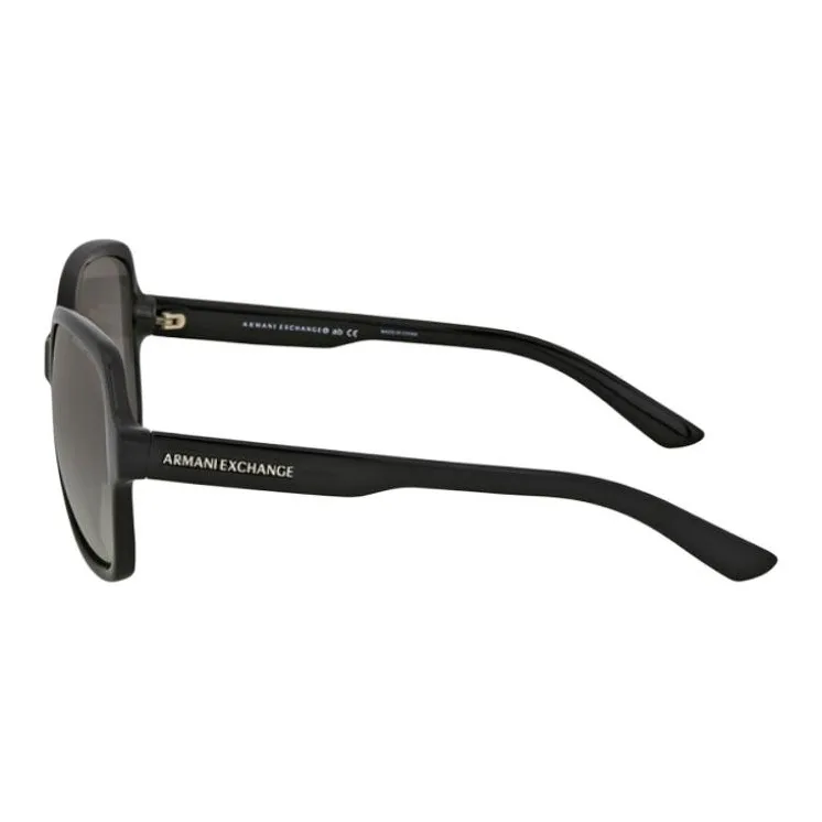 ARMANI EXCHANGEAE Plastic Butterfly Sunglasses Women's Black-1