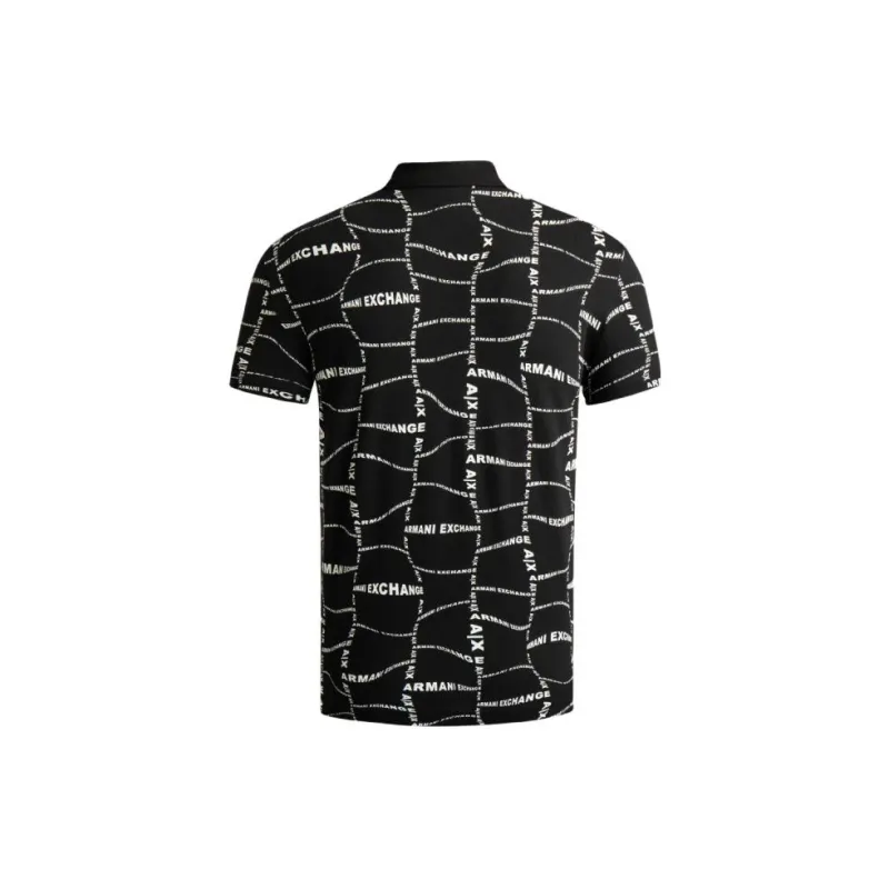 ARMANI EXCHANGE Polo Shirts Men Black-1