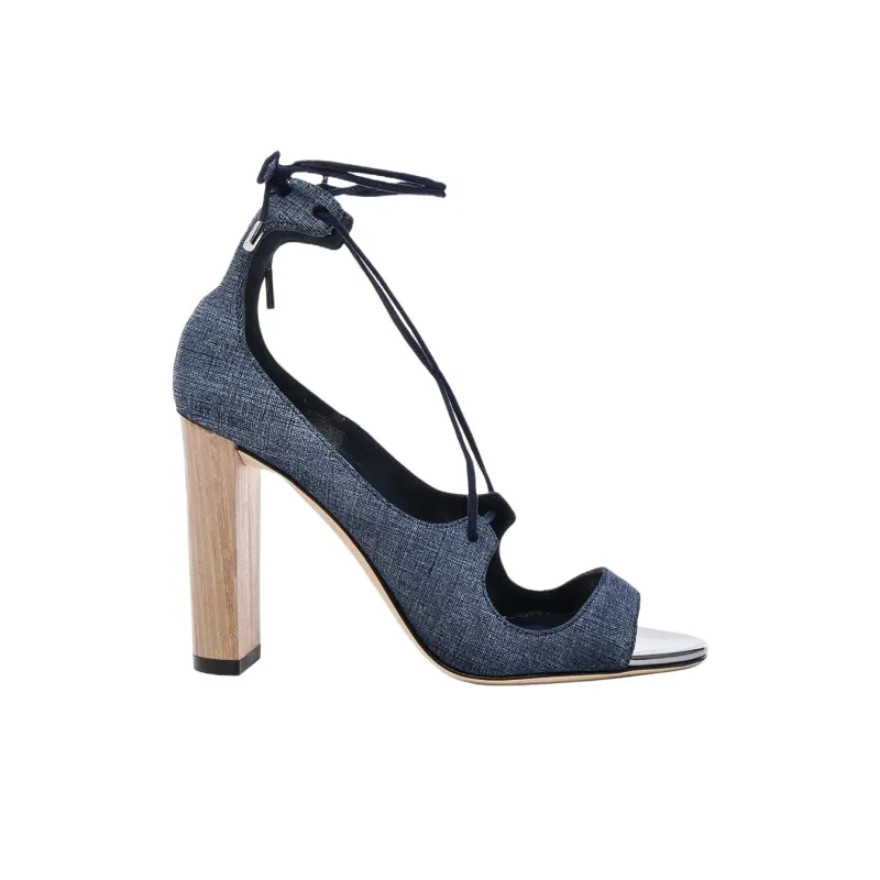 Jimmy Choo Vernie Strap Sandals Women's Blue-1