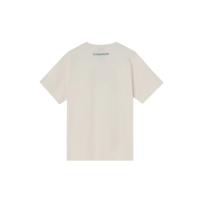 Adidas Originals Drop Shoulder Sleeve T Shirt Unisex Ecru-1