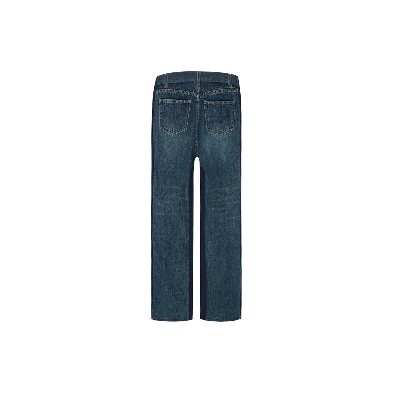 A11SLAVE Casual Jeans Unisex Navy Blue-1