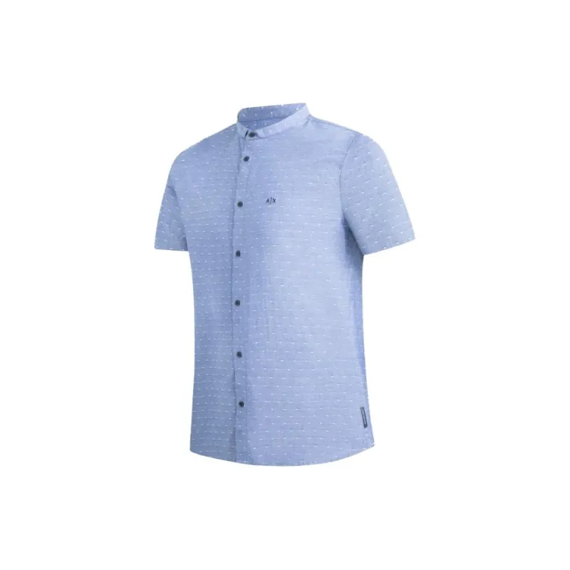 ARMANI EXCHANGE Shirts Men Blue-2