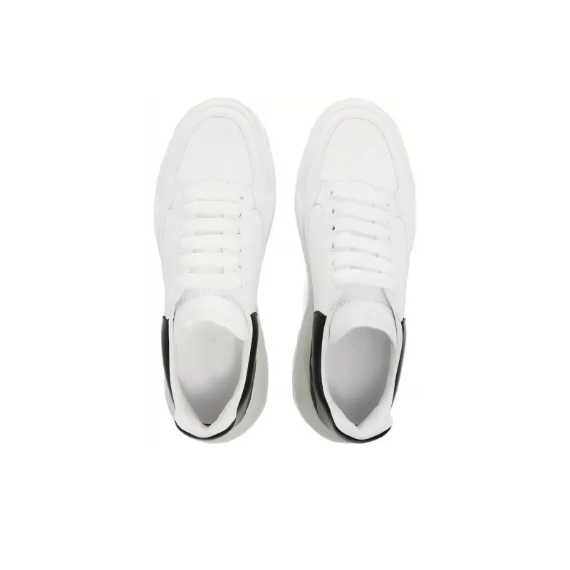 Alexander McQueen Court Trainer Cushioning, Slip Resistant, And Abrasion Resistant Low Top Casual Shoes Men's White-3