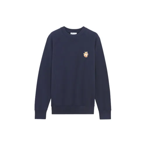 Maison Kitsune Sweatshirts Men Dark Blue