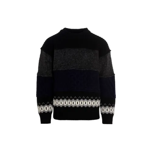 Sacai Sweaters Men Black