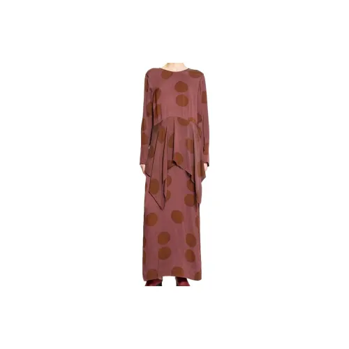 UMA WANG Long-Sleeved Dresses Women's Fuchsia