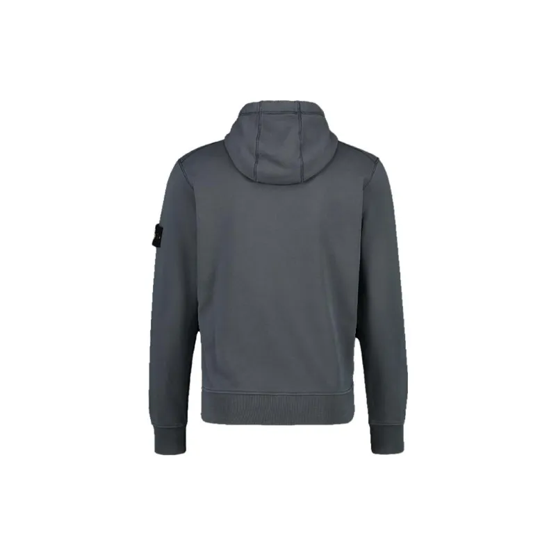 STONE ISLAND Logo appliqué Cotton Hoodie-1